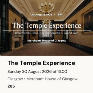 The Temple Experience | 30th August 2026 (13:00-14:30)